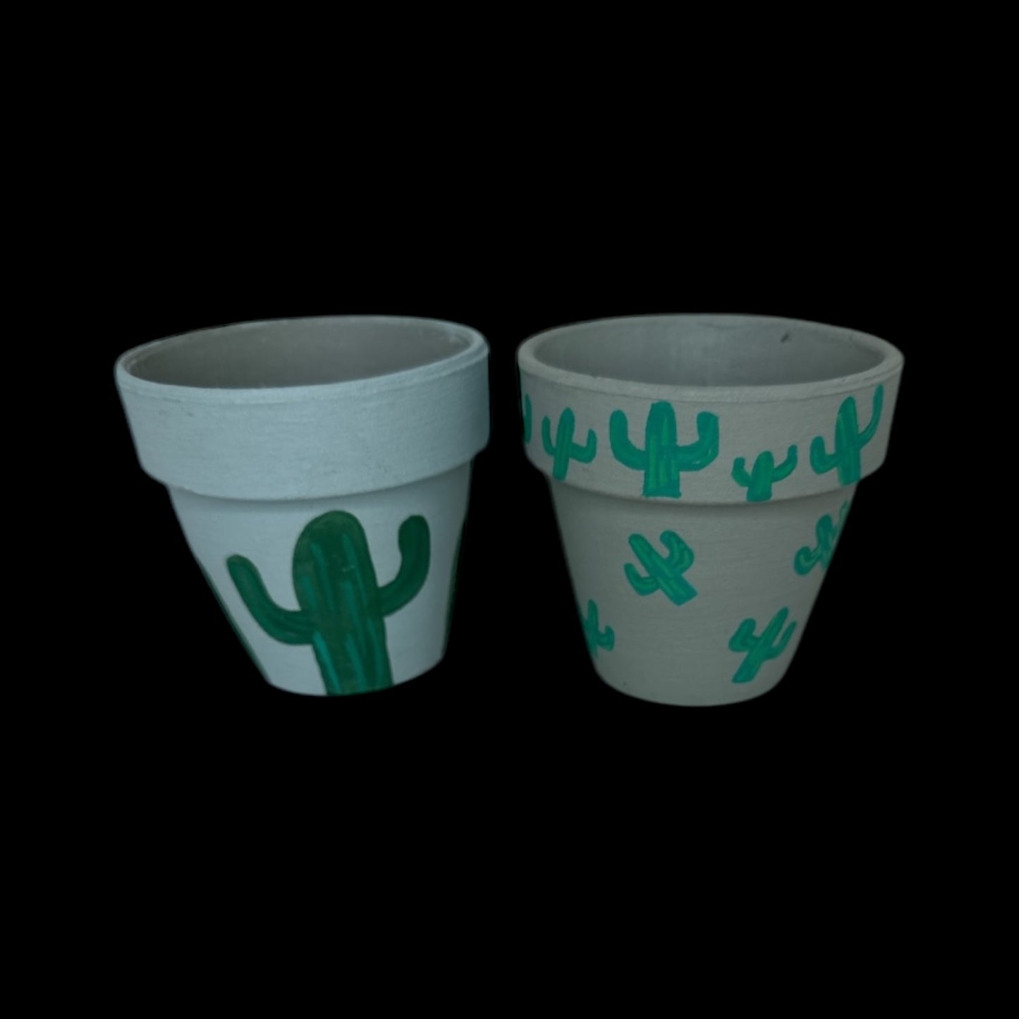 Hand painted-3 inch pot
