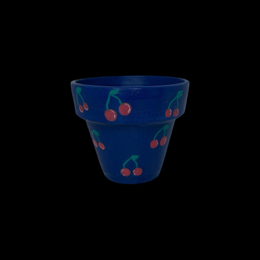 Hand painted-3 inch pot